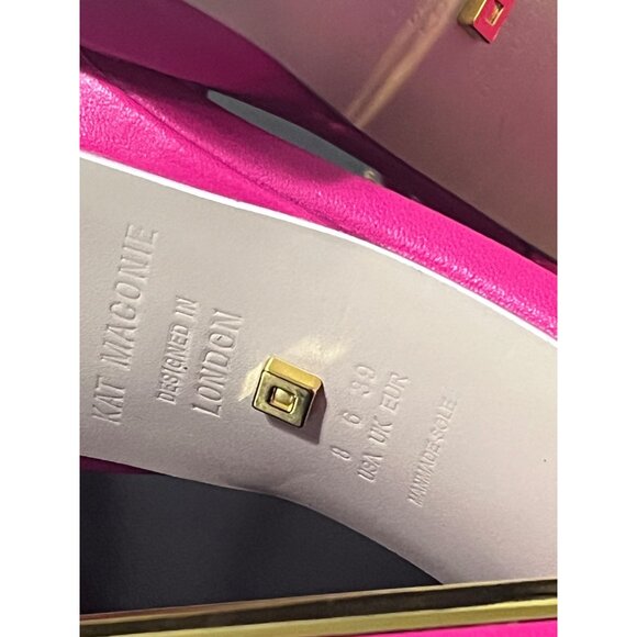 KAT MACONIE Missy Heels Platform Ankle Strap in Fuchsia size US 8 - Picture 6 of 13